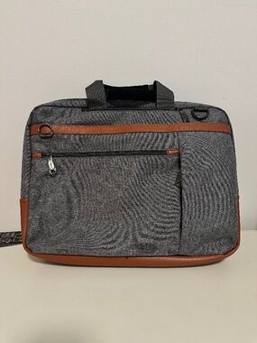 Coolbell Convertible Backpack in Gray/Brown NWT